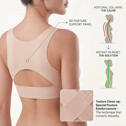 Sujetador inalámbrico push-up de escote profundo sin costuras 3.0