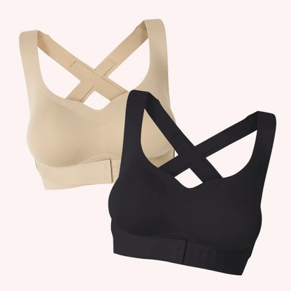 Sujetador inalámbrico push-up de escote profundo sin costuras 3.0